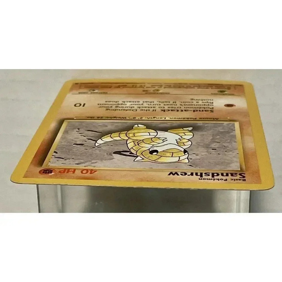 Sandshrew 62/102 Base Set Unlimited 1999-2000 WOTC Pokemon LP Vintage - Picture 6 of 12